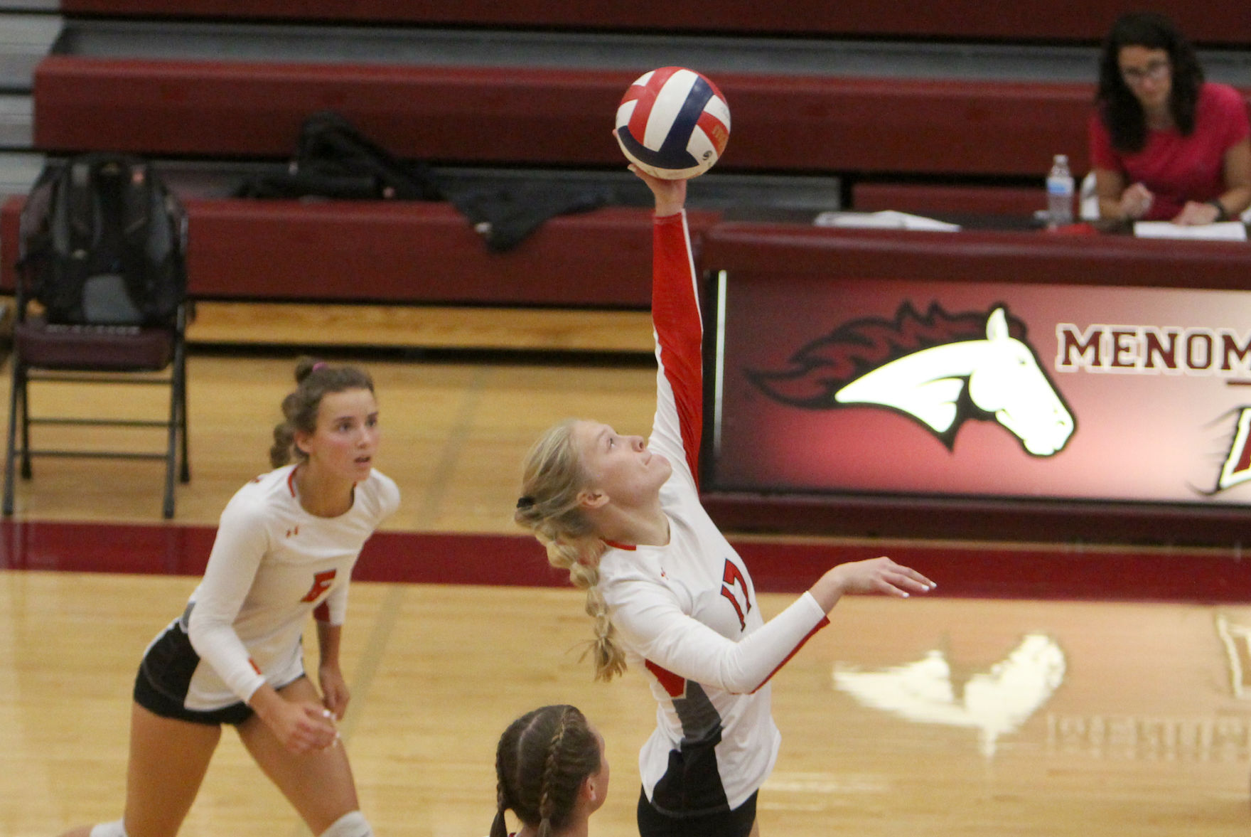 Chi-Hi volleyball at Menomonie 9-23-21